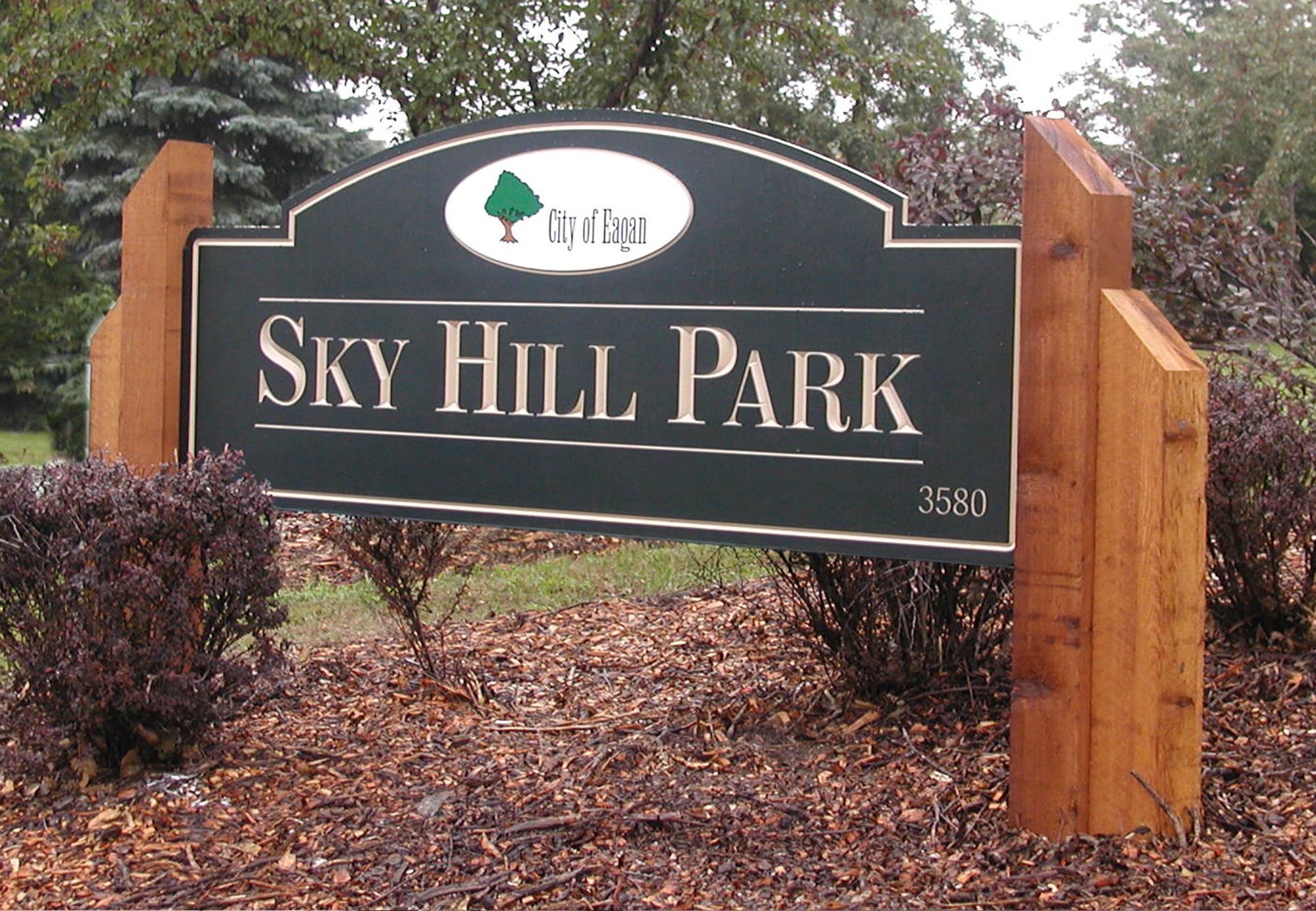 Eagan Sky Hill Park sign