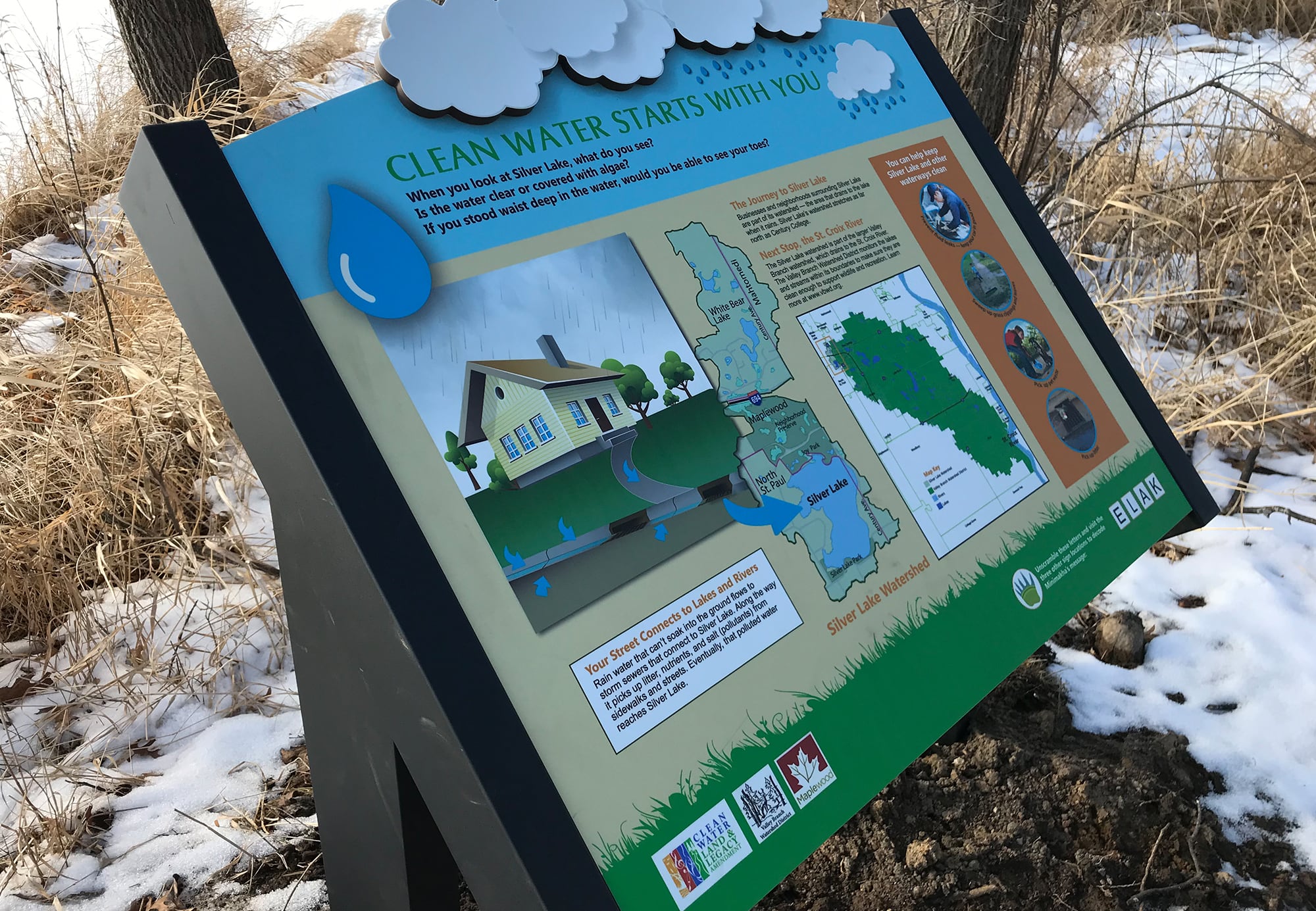 Interpretive signs for parks