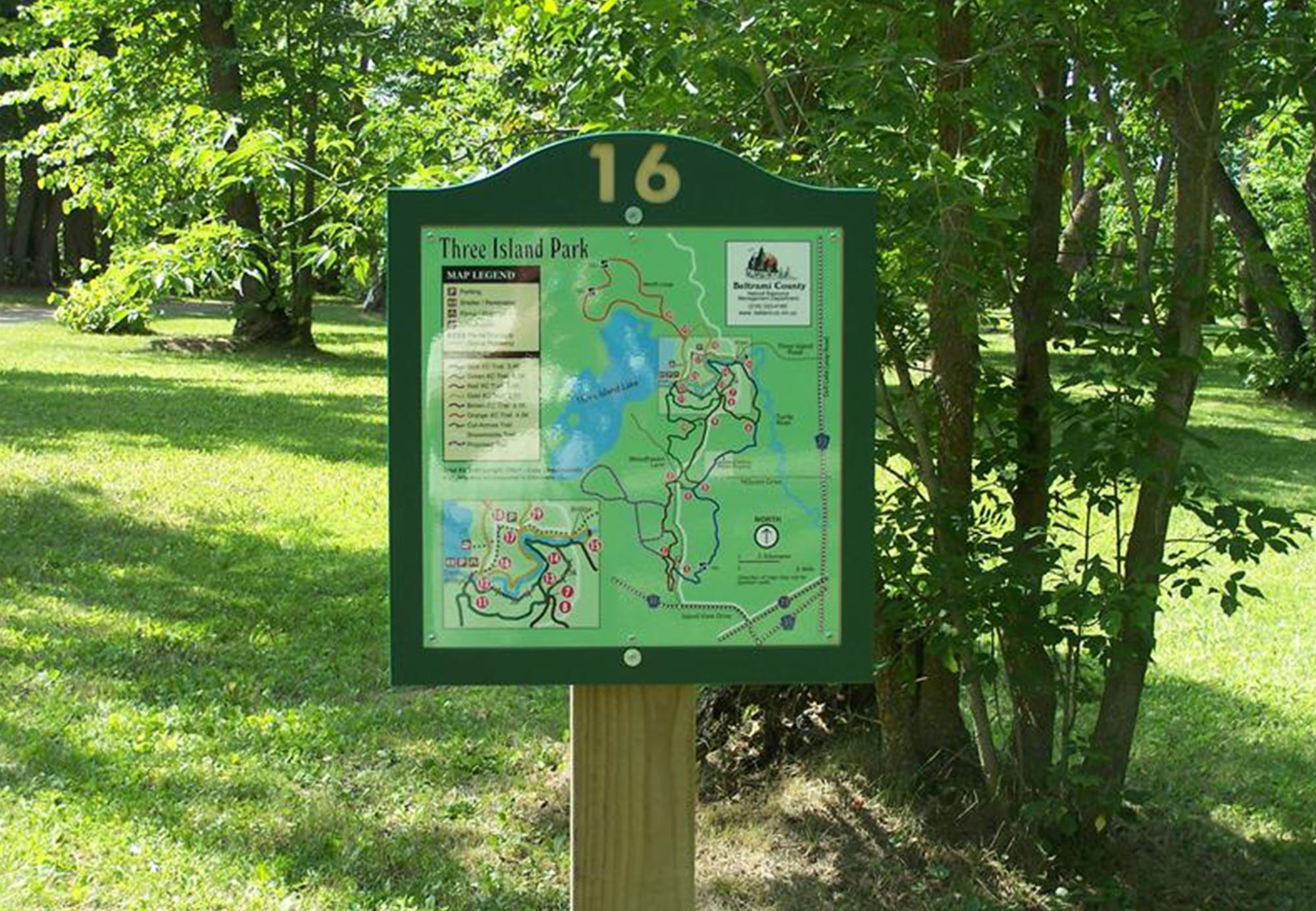 Trail Map Signs